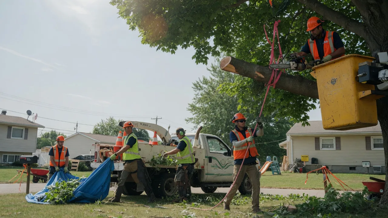 Large Tree Relocation in Accokeek, MD